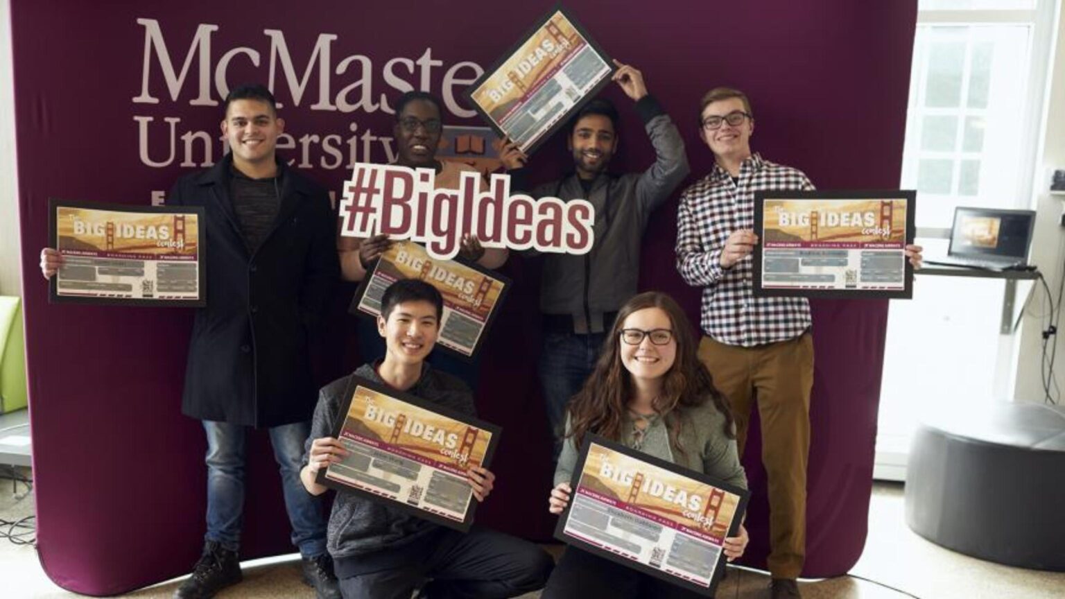 Group picture of Big Ideas contest winners