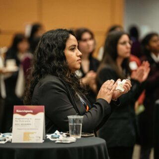 Picture of women chatting during an event