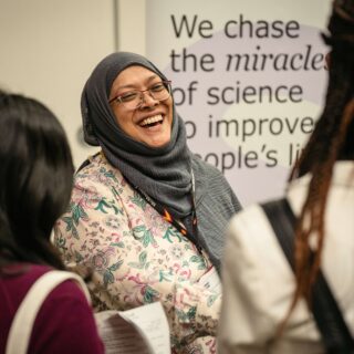 Picture of women chatting during an event